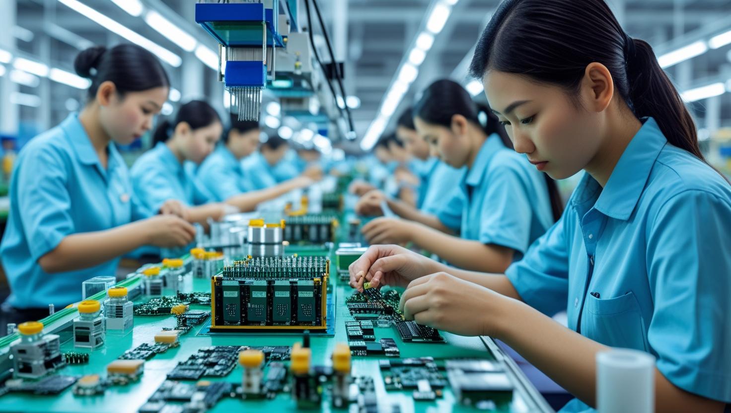 Vietnam iPhone - iPad Charger Circuit Manufacturing Factory: Green Technology Breakthrough