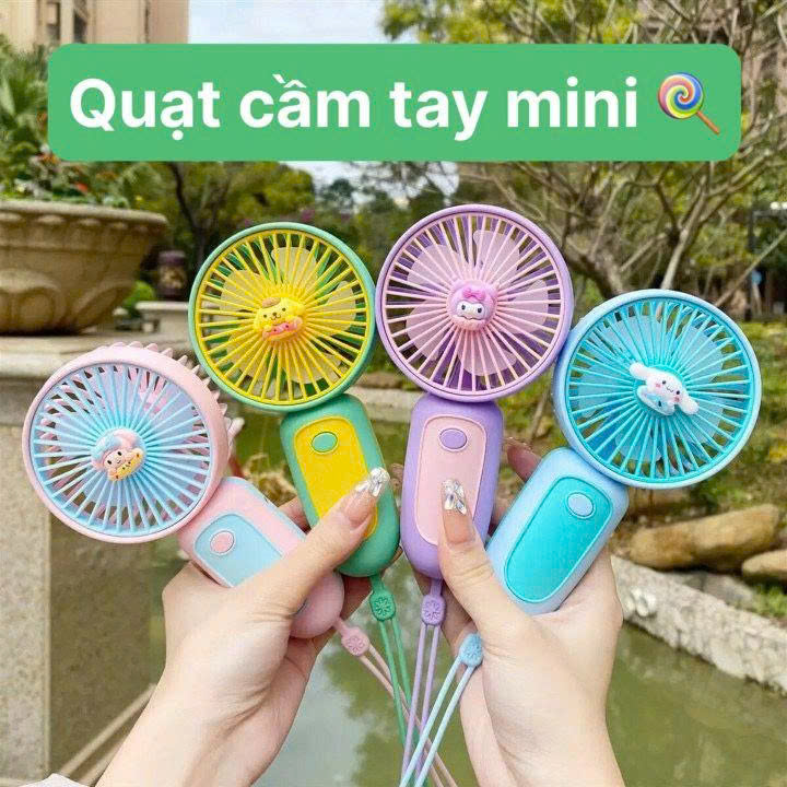 Sản Xuất Quạt Tích Điện Cầm Tay Mini Tại Việt Nam